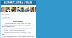 Desktop Screenshot of communitylivingcenters.org